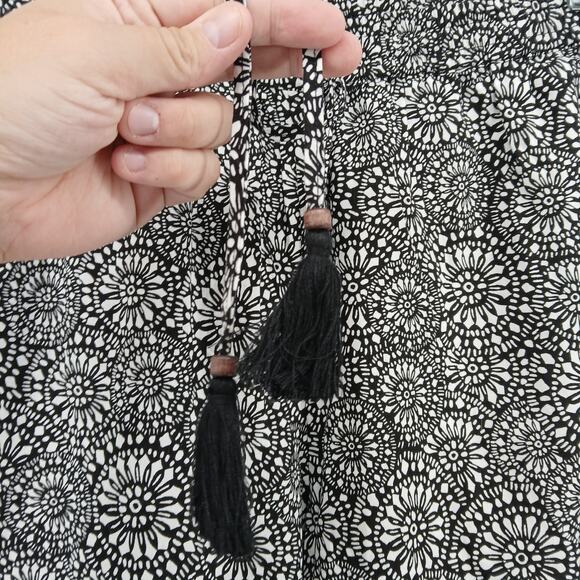 MiracleSuit x Talbots Woven Cotton Boho Beach Pants Womens SM Swim Cover Casual - Picture 3 of 12